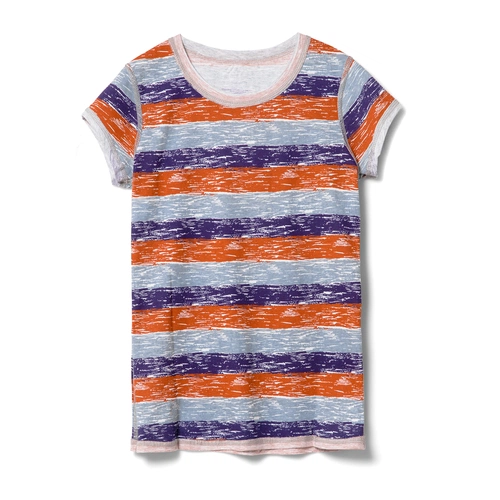 Футболка женская Rayet Lady двусторонняя, оранжевая с фиолетовым Футболка женская Rayet Lady двусторонняя, оранжевая с фиолетовым