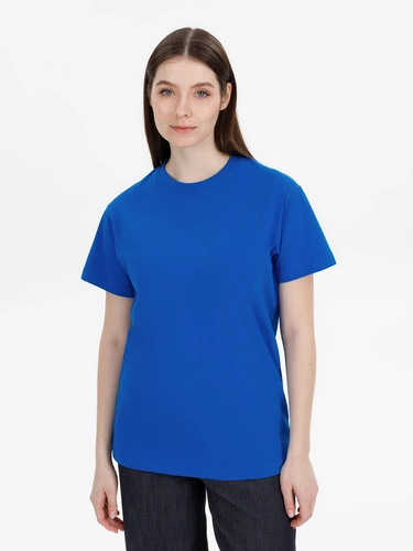Футболка унисекс T-Bolka 180, ярко-синяя Футболка унисекс T-Bolka 180, ярко-синяя