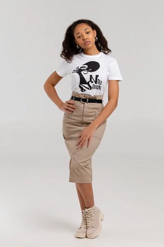 Футболка женская «Меламед. Nina Simone», белая Футболка женская «Меламед. Nina Simone», белая