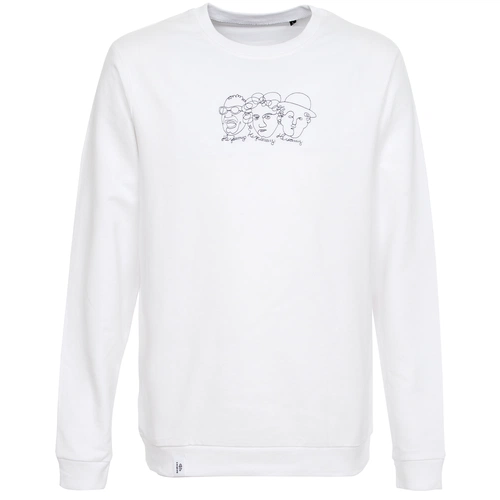 Свитшот «Три автора», белый Свитшот «Три автора», белый