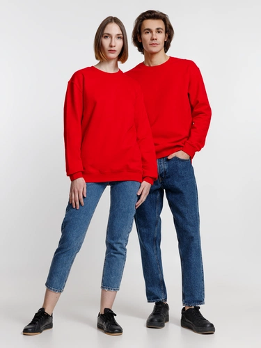 Свитшот унисекс Columbia, красный Свитшот унисекс Columbia, красный