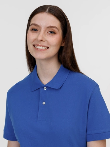 Рубашка поло унисекс Pacific, ярко-синяя (royal) Рубашка поло унисекс Pacific, ярко-синяя (royal)