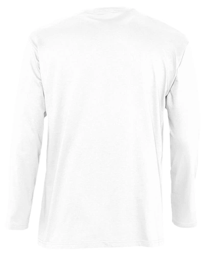 Футболка с длинным рукавом Monarch 150, белая Футболка с длинным рукавом Monarch 150, белая