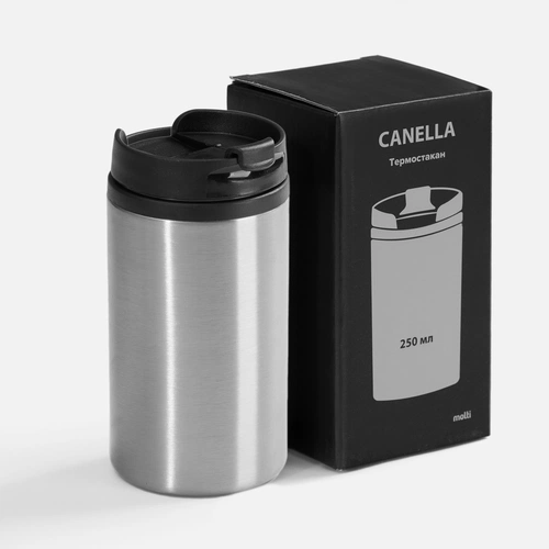 Термостакан Canella, серебристый Термостакан Canella, серебристый