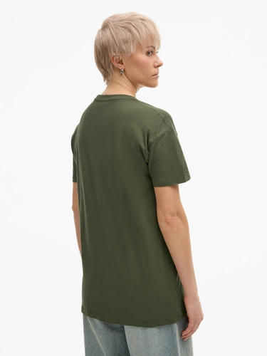 Футболка унисекс Regent 150, темный хаки Футболка унисекс Regent 150, темный хаки