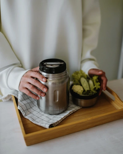 Термос для еды Jerrycan 700, вакуумный, стальной матовый Термос для еды Jerrycan 700, вакуумный, стальной матовый