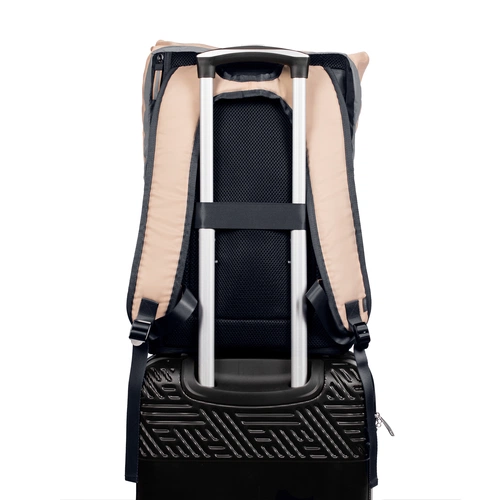 Рюкзак coolStuff Plus, бежевый с темно-синим Рюкзак coolStuff Plus, бежевый с темно-синим