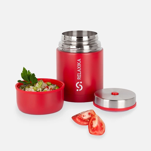 Термос для еды Relaxika 700, красный Термос для еды Relaxika 700, красный
