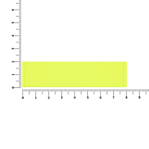 Лейбл из ПВХ Tarea, желтый неон Лейбл из ПВХ Tarea, желтый неон