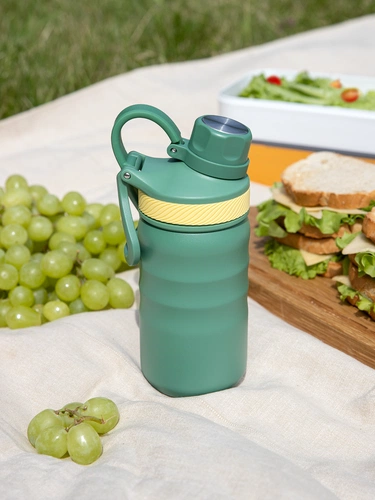 Термобутылка Fujisan 2.0 без логотипа, зеленая Термобутылка Fujisan 2.0 без логотипа, зеленая