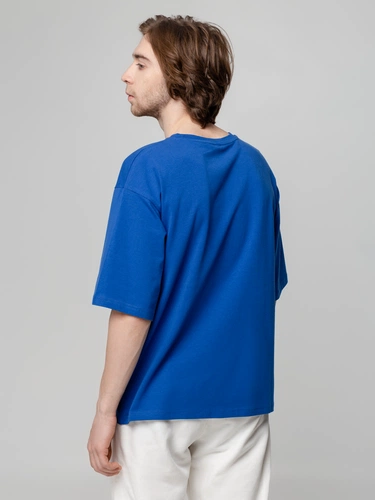 Футболка унисекс оверсайз Street Vibes, ярко-синяя Футболка унисекс оверсайз Street Vibes, ярко-синяя