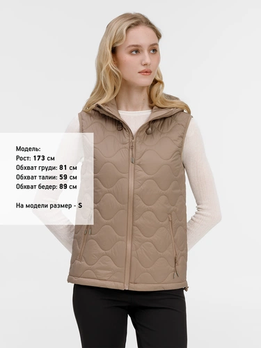 Жилет унисекс Tarnaby, бежевый Жилет унисекс Tarnaby, бежевый