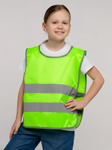 Жилет светоотражающий детский С-2.001Н, желтый неон Жилет светоотражающий детский С-2.001Н, желтый неон
