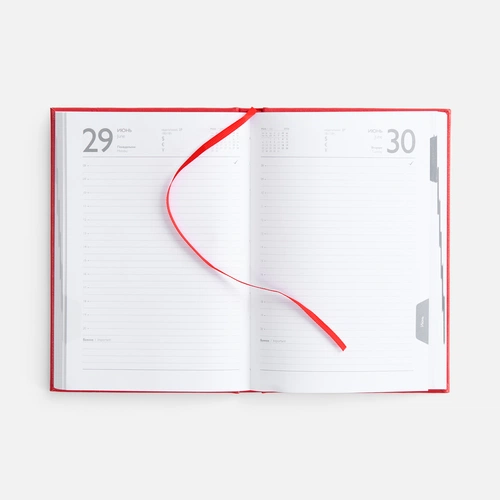 Ежедневник Baza, датированный, красный Ежедневник Baza, датированный, красный