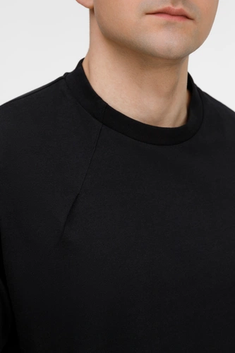 Футболка оверсайз унисекс Sinkopa, черная Футболка оверсайз унисекс Sinkopa, черная