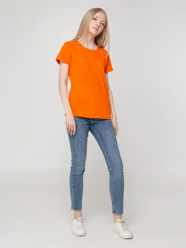 Футболка женская T-bolka Lady, оранжевая Футболка женская T-bolka Lady, оранжевая