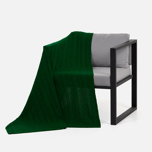 Плед Remitti, глубокий зеленый Плед Remitti, глубокий зеленый