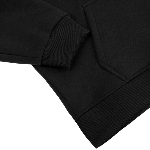 Худи детское оверсайз Junipero, черное Худи детское оверсайз Junipero, черное