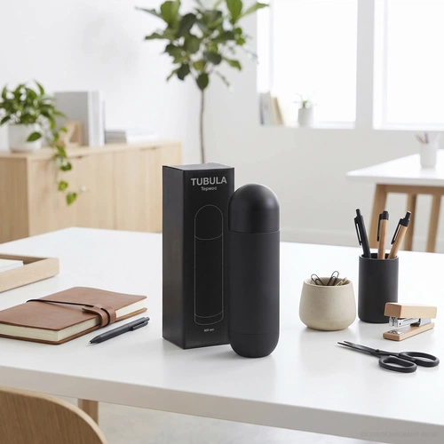 Термос Tubula Soft Touch, черный Термос Tubula Soft Touch, черный