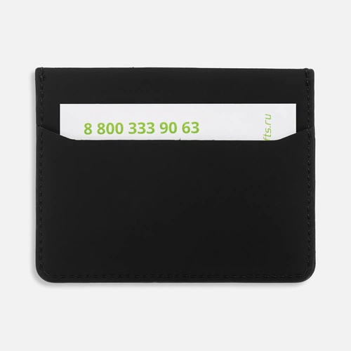 Чехол для карт Alaska, черный Чехол для карт Alaska, черный