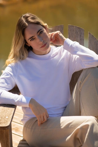 Свитшот унисекс Colombo, белый Свитшот унисекс Colombo, белый