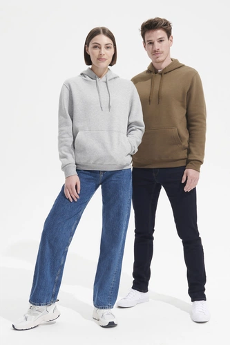 Толстовка с капюшоном Slam 320, серый меланж Толстовка с капюшоном Slam 320, серый меланж