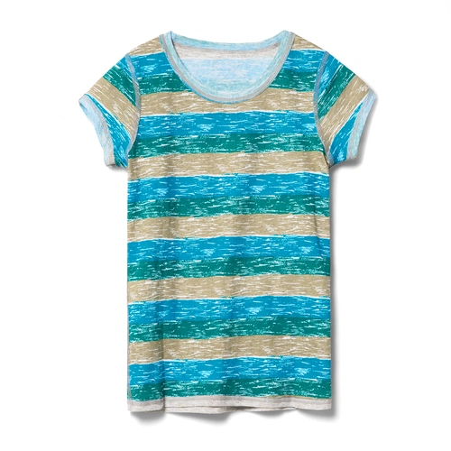 Футболка женская Rayet Lady двусторонняя, голубая с зеленым Футболка женская Rayet Lady двусторонняя, голубая с зеленым