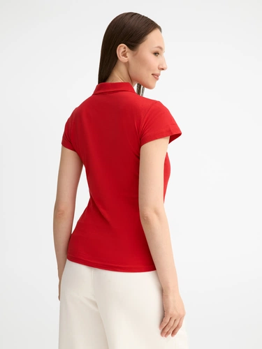 Рубашка поло женская Prescott Women 170, красная Рубашка поло женская Prescott Women 170, красная