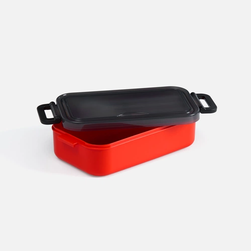 Ланчбокс Pranzo, красный с черным Ланчбокс Pranzo, красный с черным