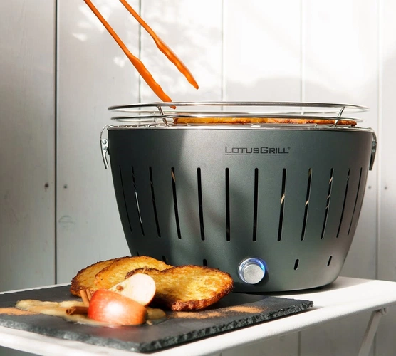 Угольный гриль Lotus Grill Classic, серый (антрацит) Угольный гриль Lotus Grill Classic, серый (антрацит)