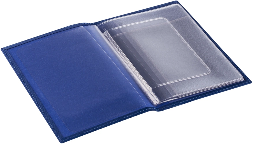 Обложка для автодокументов Twill, синяя Обложка для автодокументов Twill, синяя