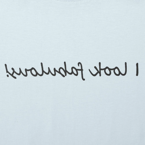 Футболка женская I Look Fabulous, голубая Футболка женская I Look Fabulous, голубая