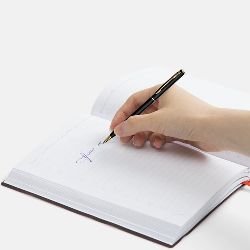 Ручка шариковая Hotel Gold, ver.2, матовая черная Ручка шариковая Hotel Gold, ver.2, матовая черная