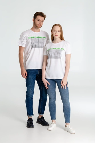 Футболка Street Racing Art, белая Футболка Street Racing Art, белая