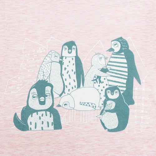 Футболка Ping Win, розовый меланж Футболка Ping Win, розовый меланж