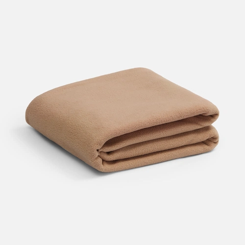 Флисовый плед Warm&Peace, бежевый Флисовый плед Warm&Peace, бежевый