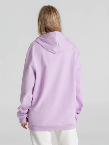 Толстовка с капюшоном унисекс Hoodie, сиреневая Толстовка с капюшоном унисекс Hoodie, сиреневая