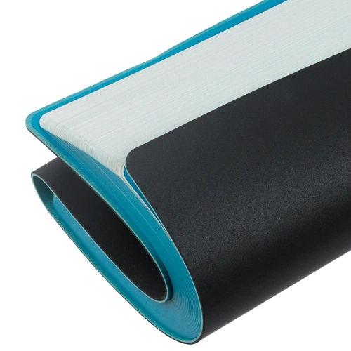 Ежедневник Flexpen Black, недатированный, черный с бирюзовым Ежедневник Flexpen Black, недатированный, черный с бирюзовым