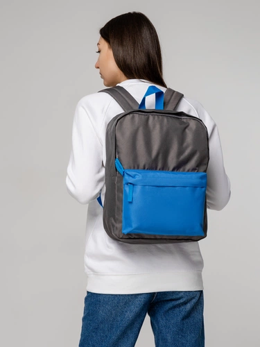Рюкзак Sensa, серый с синим Рюкзак Sensa, серый с синим