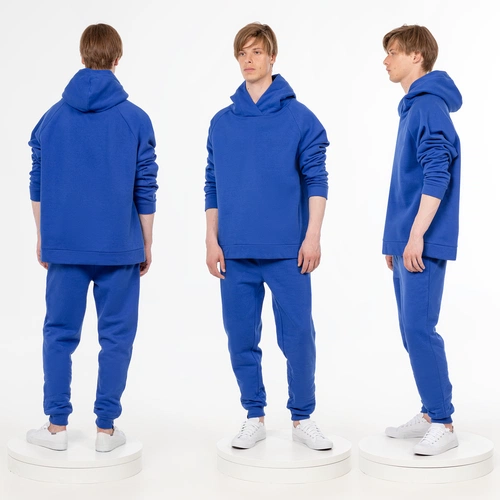 Худи унисекс H1, синее Худи унисекс H1, синее