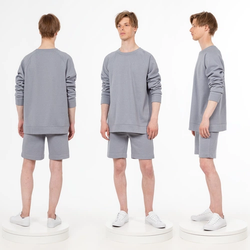 Свитшот унисекс S1, серый Свитшот унисекс S1, серый