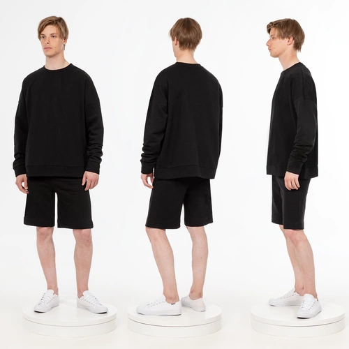 Свитшот унисекс S2, черный Свитшот унисекс S2, черный