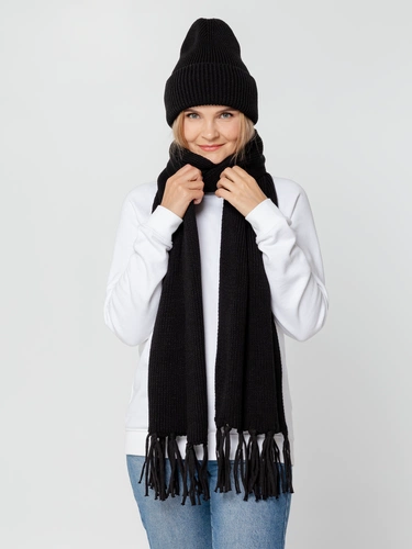 Шарф Flette, черный Шарф Flette, черный