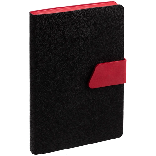 Ежедневник Boom, недатированный, черный с красным Ежедневник Boom, недатированный, черный с красным