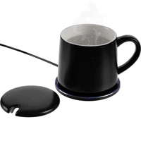 Кружка с подогревом и беспроводной зарядкой dualBase ver. 2.0 Matt, черная