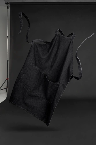 Фартук джинсовый E2, черный Фартук джинсовый E2, черный