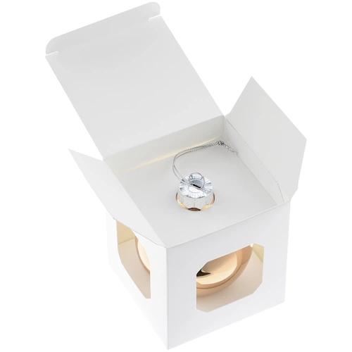 Елочный шар Finery Gloss, 8 см, глянцевый золотистый Елочный шар Finery Gloss, 8 см, глянцевый золотистый