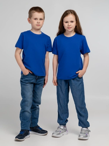 Футболка детская Regent Kids 150, ярко-синяя (royal) Футболка детская Regent Kids 150, ярко-синяя (royal)