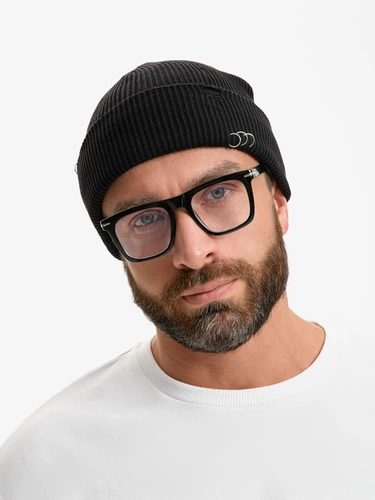 Шапка Ribelle, черная Шапка Ribelle, черная