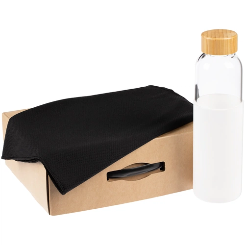 Коробка Matter Light, крафт с черной ручкой Коробка Matter Light, крафт с черной ручкой